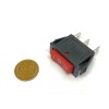 Daier 2 Pieces Rocker Switch Red SPDT ON OFF ON