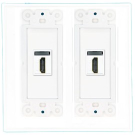 RiteAV - 2 Port HDMI - Dual Gang Wall Plate