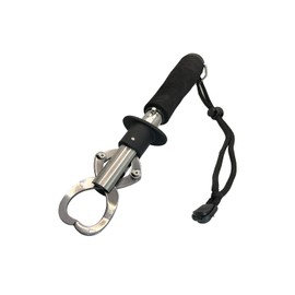 Fabulous-do Fish Grip, 66.1 lbs (30 kg) Scale, Catcher, Pliers, Fish, Grab, Cord, Fishing, Big, Sea, Multifunction Tool, Black, Black