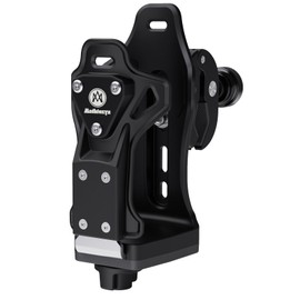 Extra Large Motorcycle Cup Holder Anti Theft, Mathtoxyz Bike Water Bottle Holder 1.95 – 3.6 inch Universal Size Handlebar Drink Holder Cage for Moto Bicycle, Boat, Scooter, Stroller, Wheelchair