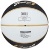 MIKASA BB702D-BKWGL-EC Basketball No. 7 Rubber Black/White/Gold Recommended Inner Pressure