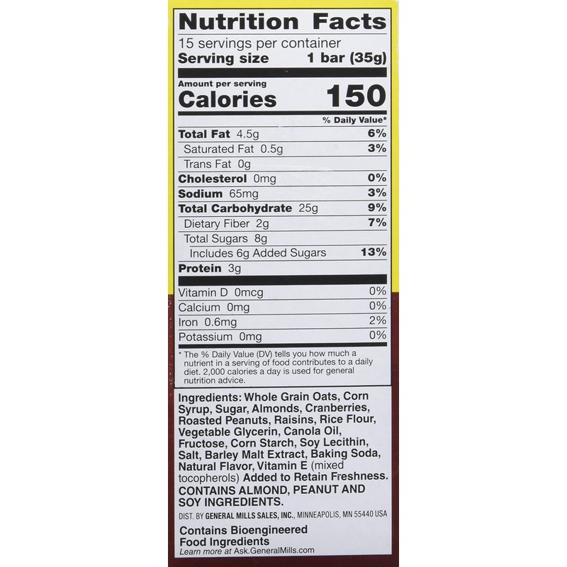 Nature Valley Granola Bars, Fruit & Nut, Chewy Trail Mix