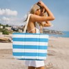 Becokan Beach Bag Large Waterproof Sandproof Beach Bags for Women