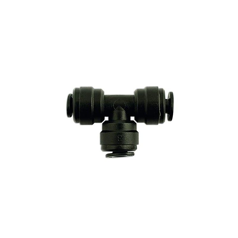 Connect 31039 Push-Fit Tee Union 12mm 5pc,Black