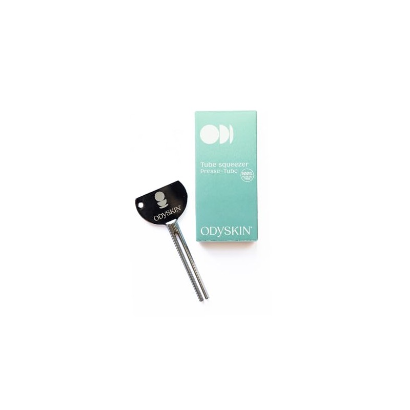 ODYSKIN Tube Squeezer, Toothpaste Squeezer, Tube Squeezer, Silver, Perfect for