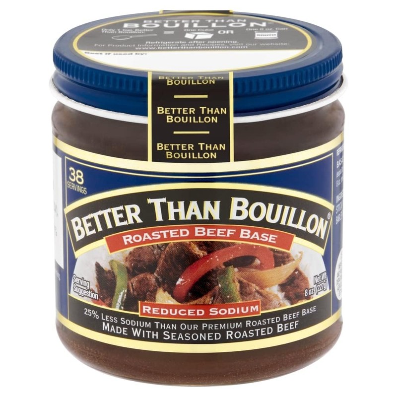 Better Than Bouillon Reduce Sodium Roasted Beef Base + Reduced