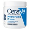 CeraVe Moisturizing Cream, Body and Face Moisturizer for Dry Skin,
