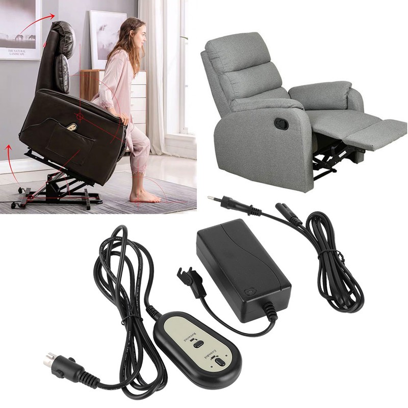 Electric Sofa Controller Push Rod Wired Motor Electric Button Hand