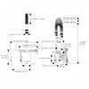 Bathtub Grab Bar, YuanDe 20 x 6 Inch Adjustable Bathtub