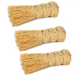 MexART Natural Mexican Dish Scrubber | Root Brush 5" | Escobeta De Raiz Natural - 3 pack