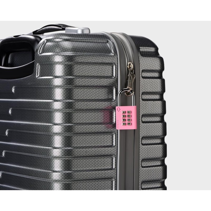 Zarker XB35 8-Digit Push Button Combination Padlock, 4 Digit Locking