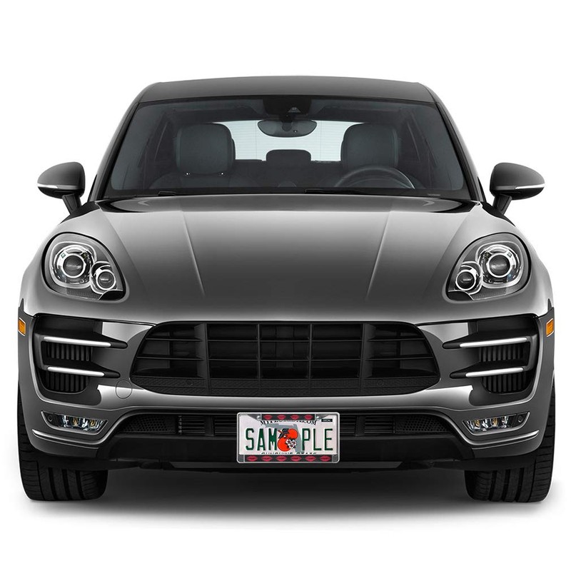 Fastasticdeals Metal Insert License Plate Frame Red Lips Stick Weatherproof