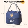 Kintiva Insulated Lunch Bag for Women, Thermal Tote with Front