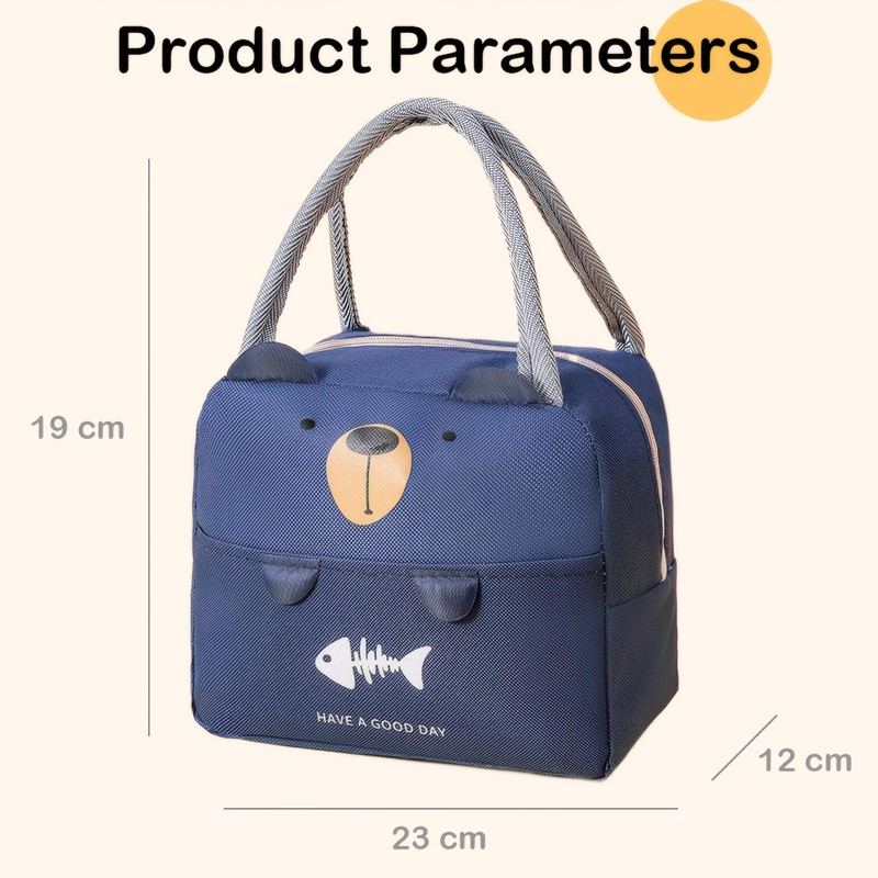 Kintiva Insulated Lunch Bag for Women, Thermal Tote with Front