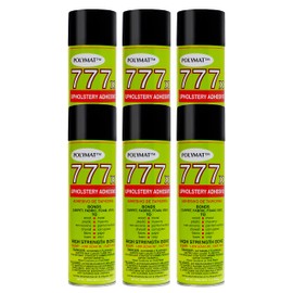 QTY6 777 Polymat Fast TACK Foam Fabric Box Carpet Upholstery Spray Glue Adhesive