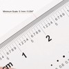 sourcing map 2pcs Film Flexible Ruler 6 Inch 0.1mm Scale