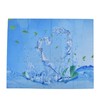 Shower Curtain Waterproof Polyester Blackout Curtain with Hook for Bathroom