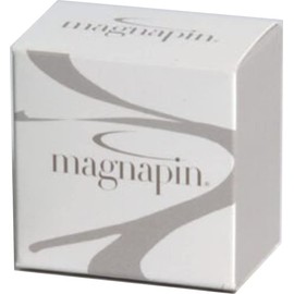 MagnaPin Magnetic Brooch Clasp – No-Pierce Pin Holder for Silk, Leather & Delicate Fabrics – Reusable Name Tag Fastener – Protects Garments from Pinholes