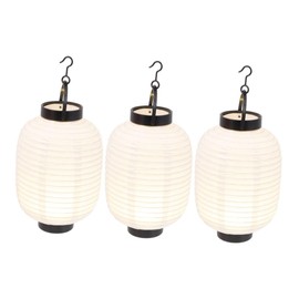 Operitacx 3pcs Japanese Decor Paper Lanterns Light for Sushi Shop Indoor Party Decorations