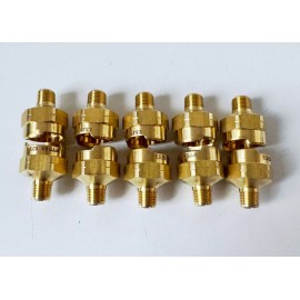 Spraying Systems (10) SPRAYING SYSTEMS 1/8QJJA QuickJet Quick-Connect Nozzle Brass Body 1/8" NPT