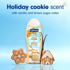 Softsoap Limited Edition Holiday Body Wash Set, Holiday Cookie and Frosty Peppermint Scents, 20 Fl Oz Each, 2-Pack