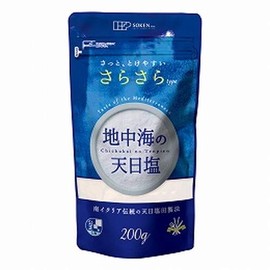 Mediterranean Sea Sun-dried Salt Smooth Type (7.1 oz (200 g) [Shoukensha]
