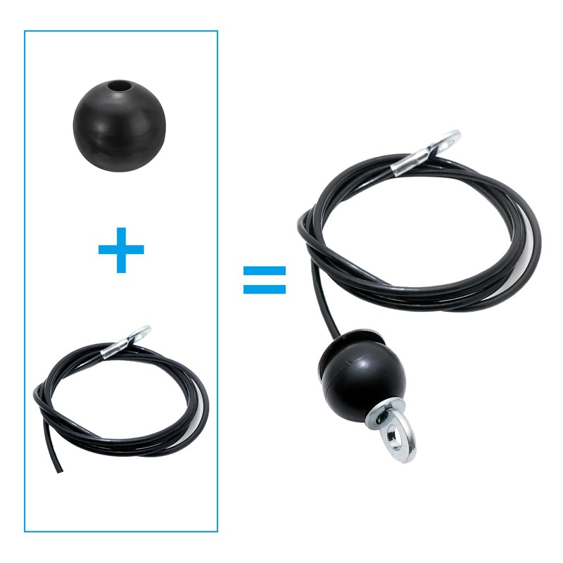 PATIKIL Cable Ball Stopper, 6pcs Gym Machine Accessories for Cable