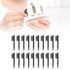20Pcs Hearing Amplifier Cleaning Brush Multifunctional Effective Black Hearing Aid
