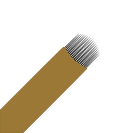 50pcs Disposable Microblading Blade U18 Nano 0.18mm Needles for Master Semi Permanent Makeup Eyebrow Tattoo Blades (18U-0.18mm 50pcs)