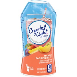Crystal Light Sugar Free Mango Passion Fruit Liquid Drink Mix, Caffeine Free, 1.62 fl oz Bottle