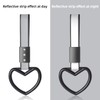 JDM Ring Heart Shaped Car Handle Straps,Rear Bumper Warning Rings