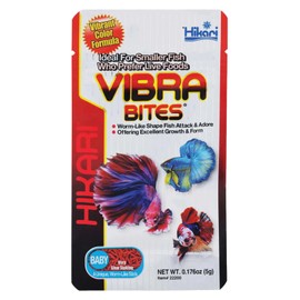 Hikari Vibra Bites Baby Tropical Fish Food, 0.18 oz