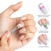 Uonlytech Juego de 4 Herramientas Triangulares para Limpiar Cutículas Y