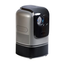 Portable Projector 4K Android, Smart Wireless Screen Mirroring WiFi 6 and Bluetooth Support,Home Movie Projector TS-1color: Black, plug: US