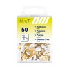 K3T 48088 Drawing Pins Pack of 50 White 10 mm