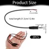 cxxtkcxxlc 2 Pack 3.5 Male to Bare Cable Open End