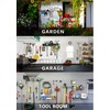 Falezern Garden Power Tool Hanger, 2 Pcs Metal String Trimmer