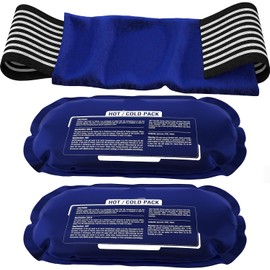 Ice Packs for Injuries Reusable-3PCS Set Reusable Hot and Cold Therapy Gel Wrap,Alleviate Joint and Muscle Pain –10"×5" Rotator Cuff, Knees, Back & More