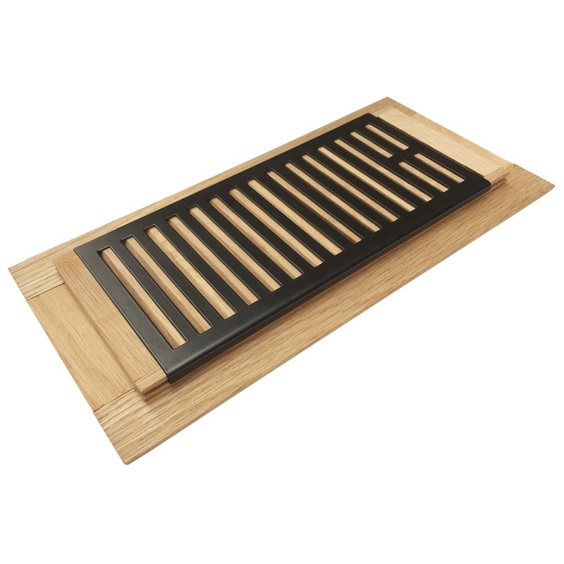 Homewell 4 Pcs Pack White Oak Wood Floor Register, Drop