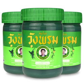 WANG PROM Wang Prom Herbal Balm 50g (Pack of 3) (Green)