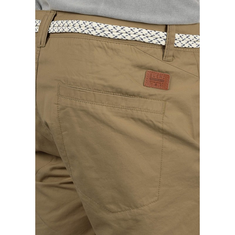 BLEND Ragna Men's Chino Shorts, size:L;colour:Lead Gray (70036)