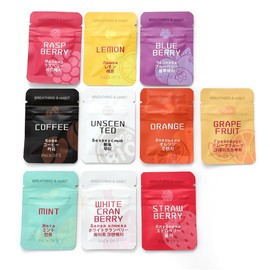 Breathing Necklace with Filter Cotton to Quit Smoking Breathlink Stop Smoking Aids Anxiety Relief Items (Filters, Strawberry)