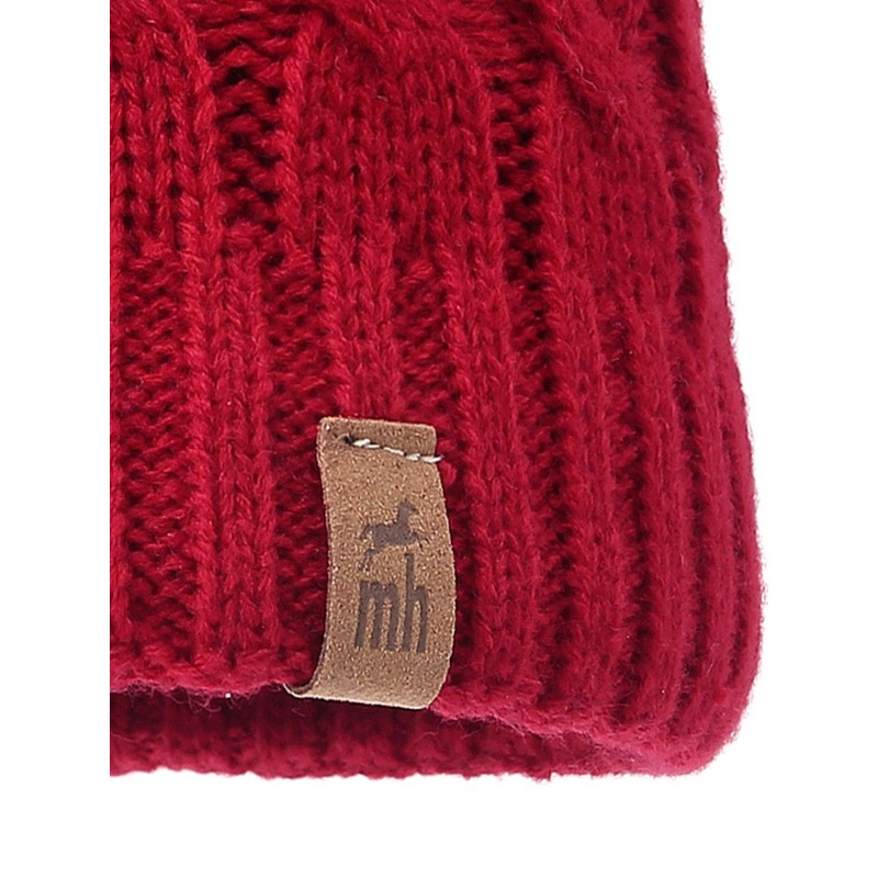 Michael Heinen Women's Winter Hat Beanie Knitted Hat without Bobble