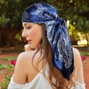 WELROG 90 x 90 cm Women's Large Square Headscarf -