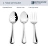 Kitchinox Seaport 43-piece Stainless Steel Silverware Set, Flatware Service for