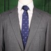 MENDEPOT Corbata con patrón de animales con caja de regalo