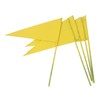 WOONEKY 5Pcs Durable Marking Flags for Garden Irrigation Lawn Projects
