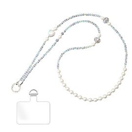 Turkalla Smartphone Shoulder Strap, 3 Pieces, Includes Leather Perch, Matching Keys, Cards, Coin Purse, Smartphone Strap, Crossbody Shoulder Strap, Adjustable 39.4 - 55.1 inches (100 - 140 cm), Tag