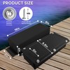 VEITHI Dock Bumper Black,Dock Bumper Guard with Screws,Boat Dock Bumper