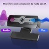 Full HD 1080P cámara web para computadora portátil con micrófono,